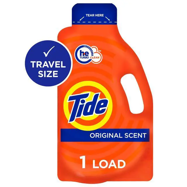 Alt view image 3 of 7 - (2 pack) Tide Ultra Concentrated Laundry Detergent and Washing Soap, Travel Size, 1.31 fl oz