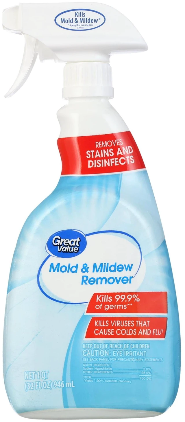Main image of Great Value Mold & Mildew Remover Cleaner, 32 fl oz