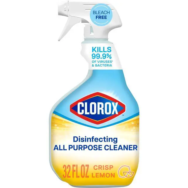 Alt view image 2 of 6 - Clorox Disinfecting All Purpose Cleaner Spray, Crisp Lemon, 32 fl oz