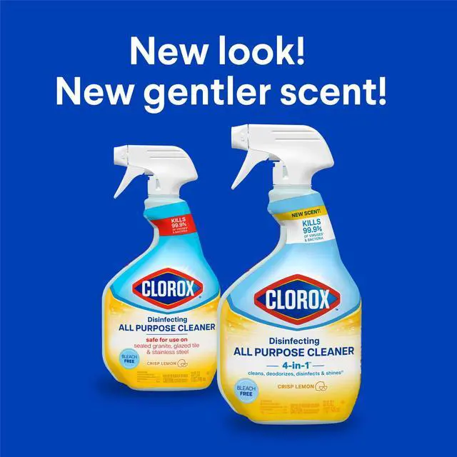 Alt view image 4 of 6 - Clorox Disinfecting All Purpose Cleaner Spray, Crisp Lemon, 32 fl oz