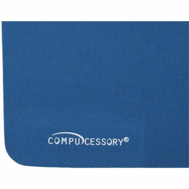 Alt view image 2 of 3 - Compucessory, CCS23605, Smooth Cloth Nonskid Mouse Pads, 1, Blue
