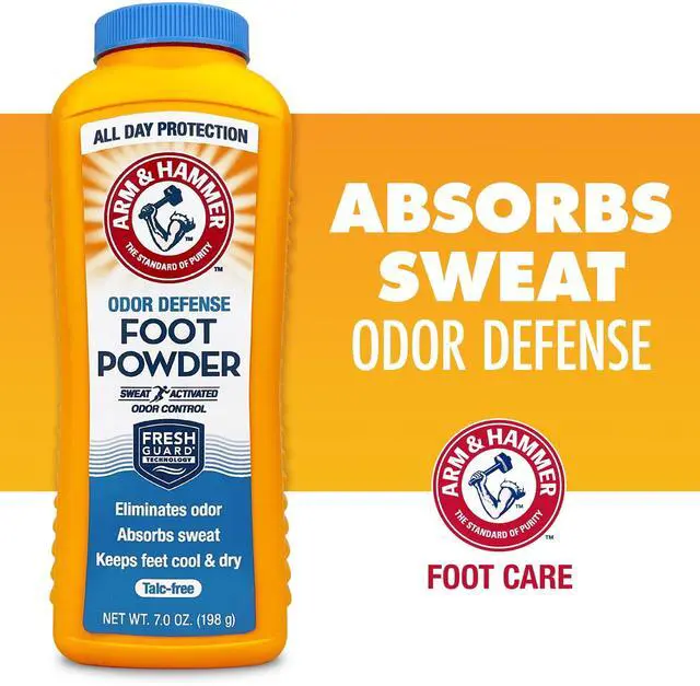 Alt view image 5 of 7 - Arm & Hammer Fresh Scent Odor Defense Foot Powder, 7 oz