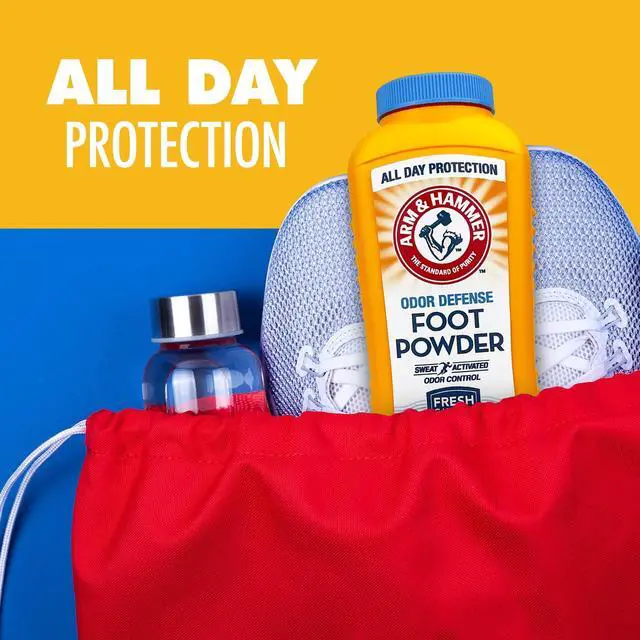 Alt view image 3 of 7 - Arm & Hammer Fresh Scent Odor Defense Foot Powder, 7 oz