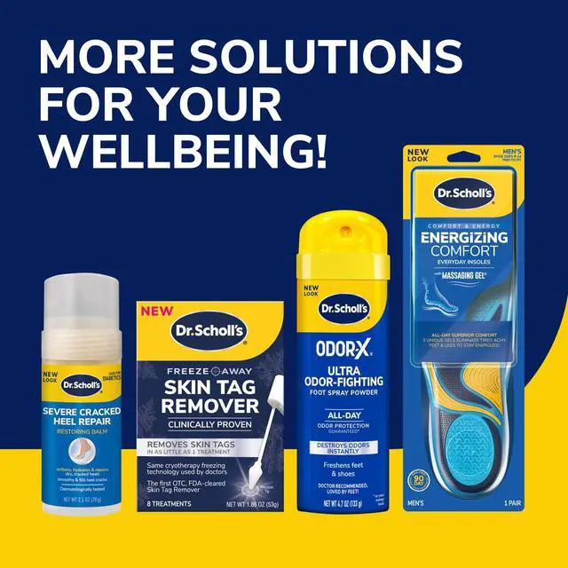 Alt view image 3 of 7 - Dr. Scholls® Odor-X® Ultra Sweat-Absorbing Unscented Foot Powder, 7oz, 1 Count