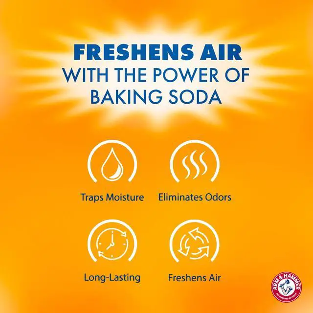 Alt view image 4 of 6 - Arm & Hammer Desiccant Type Disposable Moisture Absorber and Odor Eliminator, 10.5 oz Pouch