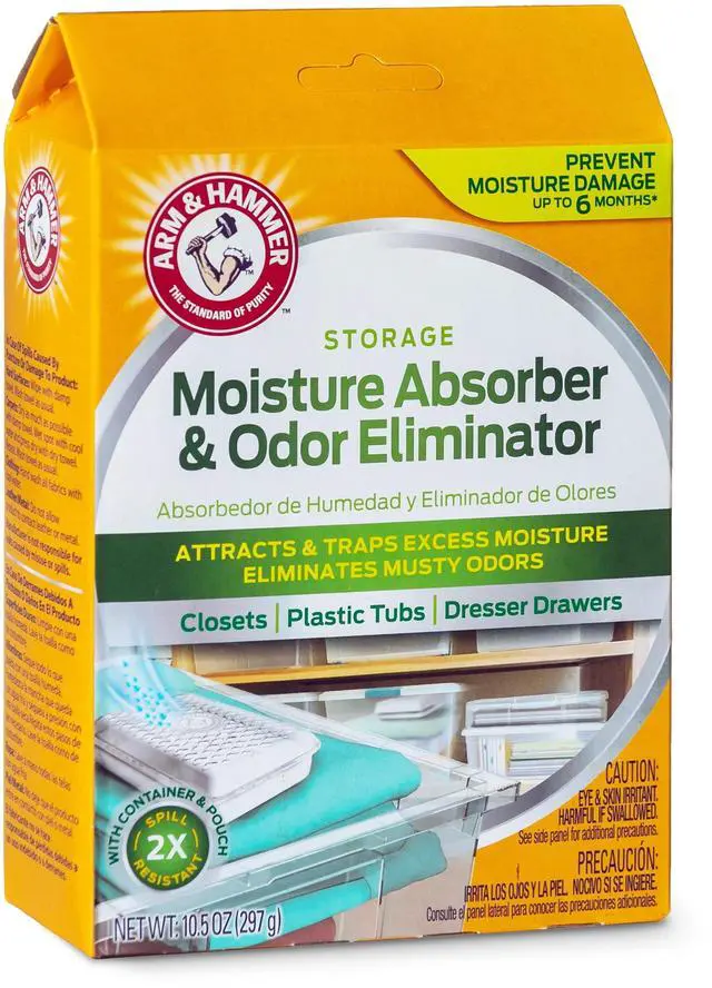 Main image of Arm & Hammer Desiccant Type Disposable Moisture Absorber and Odor Eliminator, 10.5 oz Pouch