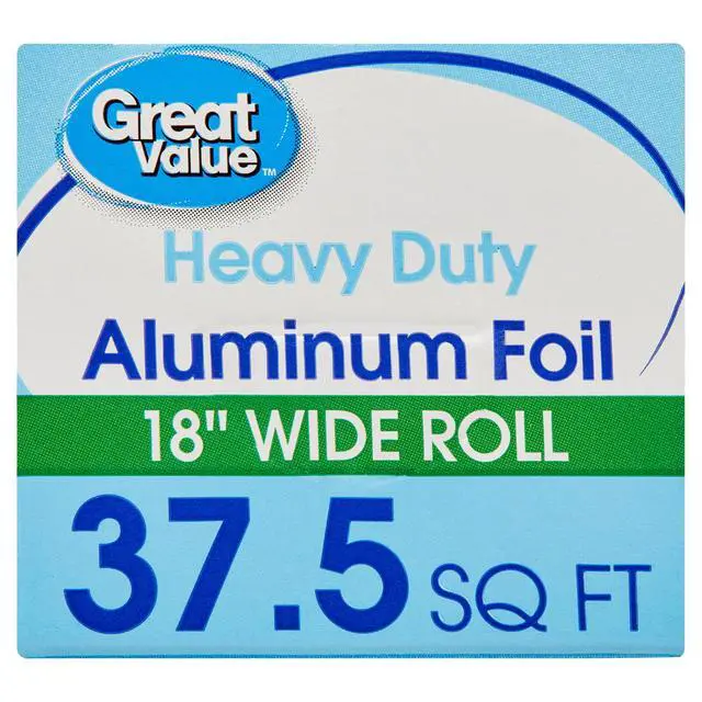 Alt view image 5 of 5 - Great Value Heavy Duty Aluminum Foil, 37.5 Sq Ft