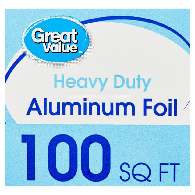 Alt view image 3 of 6 - Great Value Heavy Duty Aluminum Foil, 100 sq ft