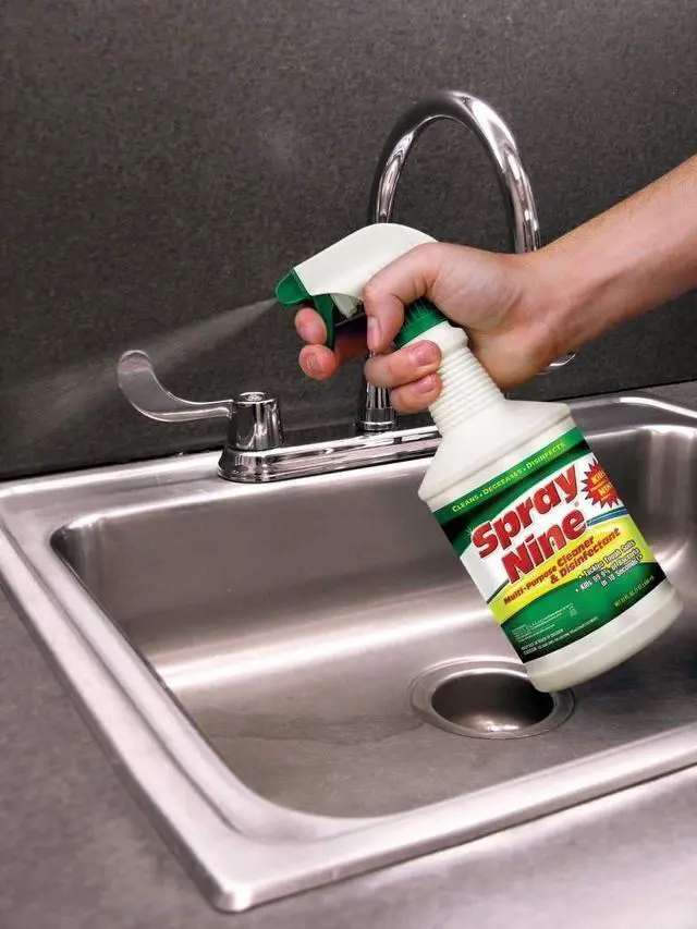 Alt view image 6 of 6 - Spray Nine Heavy Duty Cleaner, Degreaser & Disinfectant for Kitchens, Bathrooms, Yard Equipment, Automotive & Industrial 32 Fl Oz. (Pack of 1) - 26811