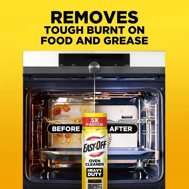 Alt view image 6 of 7 - Easy-Off Heavy Duty Oven Cleaner Foam, Removes Grease & Burned-On Food, For Ovens, Grill Grates & More 14.5oz