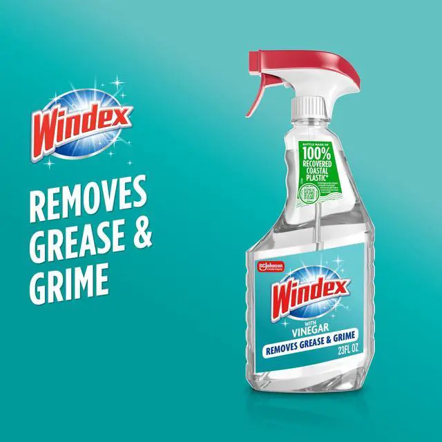 Alt view image 4 of 6 - Windex® with Vinegar Glass Cleaner, Spray Bottle, 23 fl oz