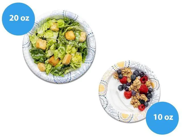 Alt view image 5 of 5 - Great Value Everyday Disposable Paper Bowls, 10 oz, 50 Count