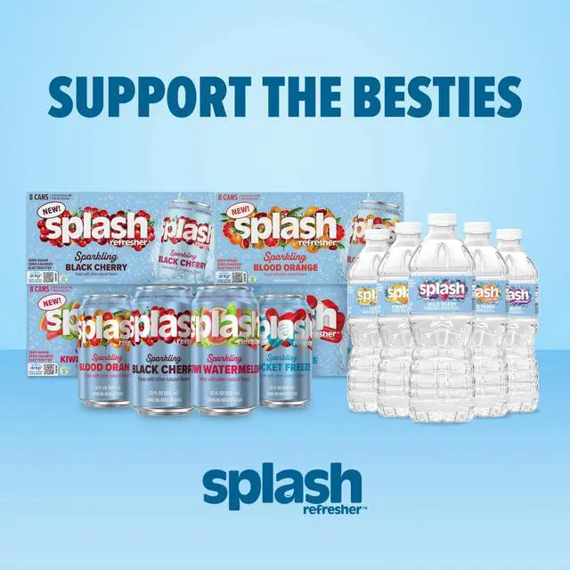 Alt view image 6 of 7 - Splash Blast Sparkling Can, Rocket Freeze Flavor, 12 fl oz, 8-pack