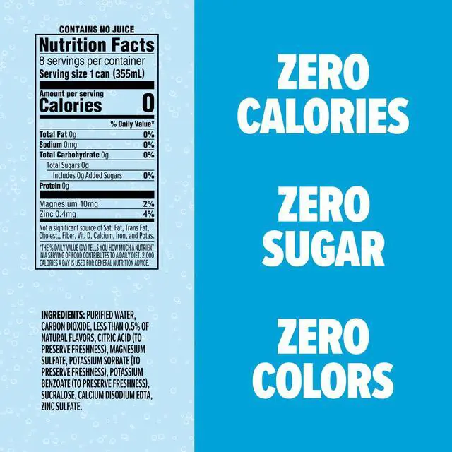 Alt view image 4 of 7 - Splash Blast Sparkling Can, Rocket Freeze Flavor, 12 fl oz, 8-pack