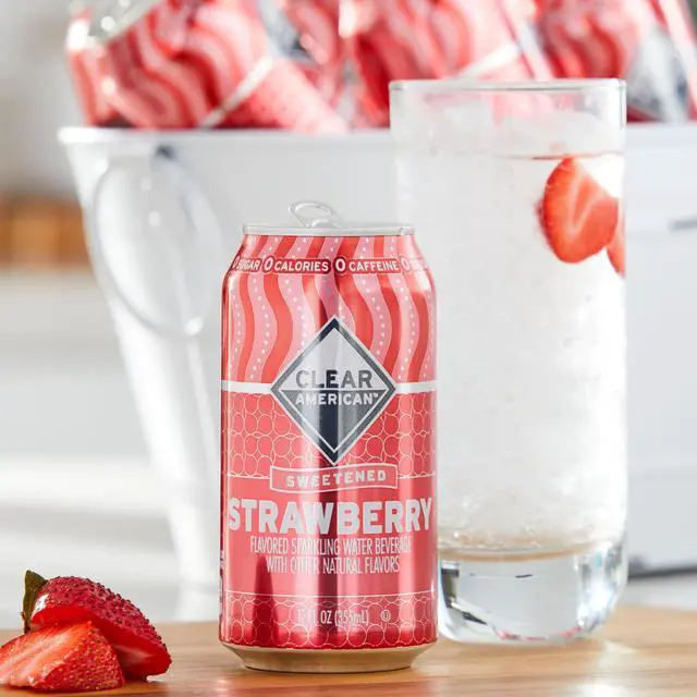 Alt view image 3 of 7 - Clear American Strawberry Sparkling Water, 12 fl oz, 12 Count