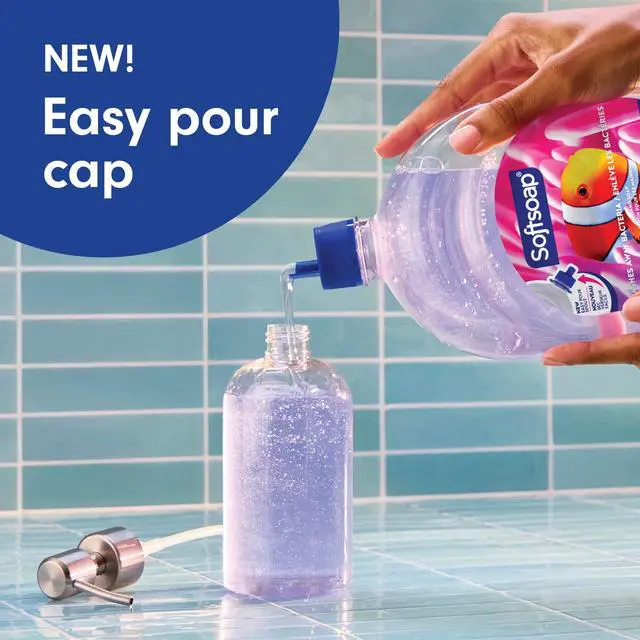 Alt view image 5 of 6 - Softsoap Aquarium Liquid Hand Soap with New Easy Pour Spout, 50 fl oz Refill
