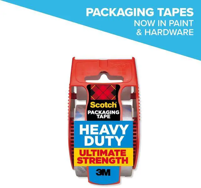 Main image of Scotch Heavy Duty Packaging Tape, Clear, 1.88 in. x 25.6 yd, 1 Total