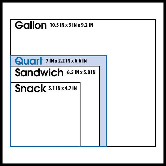 Alt view image 2 of 4 - Great Value Freezer Guard Slider Zipper Bags, Quart Freezer, 25 Count