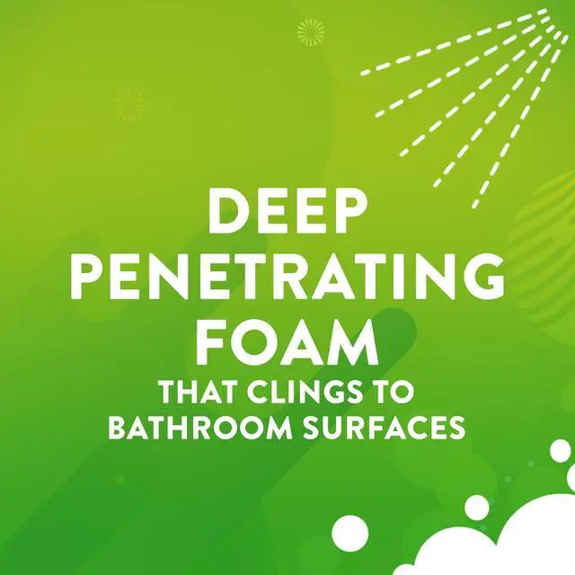Alt view image 6 of 6 - Scrubbing Bubbles Foaming Bleach Bathroom Shower & Tub Cleaner Spray, Mold & Mildew Stain Remover, 32 oz