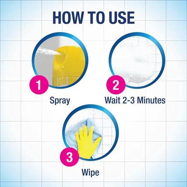 Alt view image 4 of 5 - (2 pack) Scrub Free Bathroom Cleaner, Tough Stains & Grime, Lemon Scent with Oxi Clean, 22 oz Foaming Spray