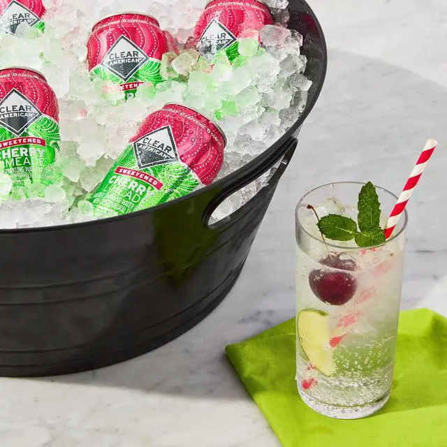 Alt view image 5 of 7 - Clear American Cherry Limeade Sparkling Water, 12 fl oz, 12 Count