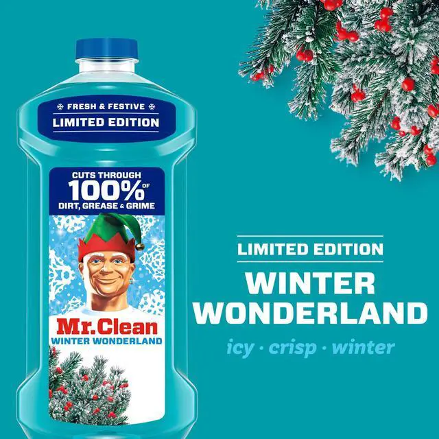 Alt view image 5 of 7 - Mr. Clean All Purpose Cleaner, Floor Cleaner, Mop Soap, Cleaning Liquid, Winter Wonderland, 41 fl oz