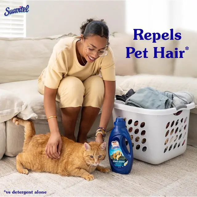 Alt view image 5 of 7 - Suavitel Shed Shield Liquid Fabric Softener and Conditioner, Fresh Scent, 46 fl oz