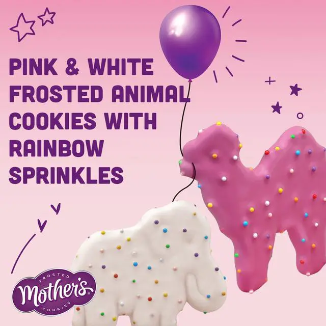 Alt view image 5 of 7 - Mother's Original Circus Animal , Frosted Animal Cookies with Rainbow Sprinkles, Resealable Bag, 9 oz