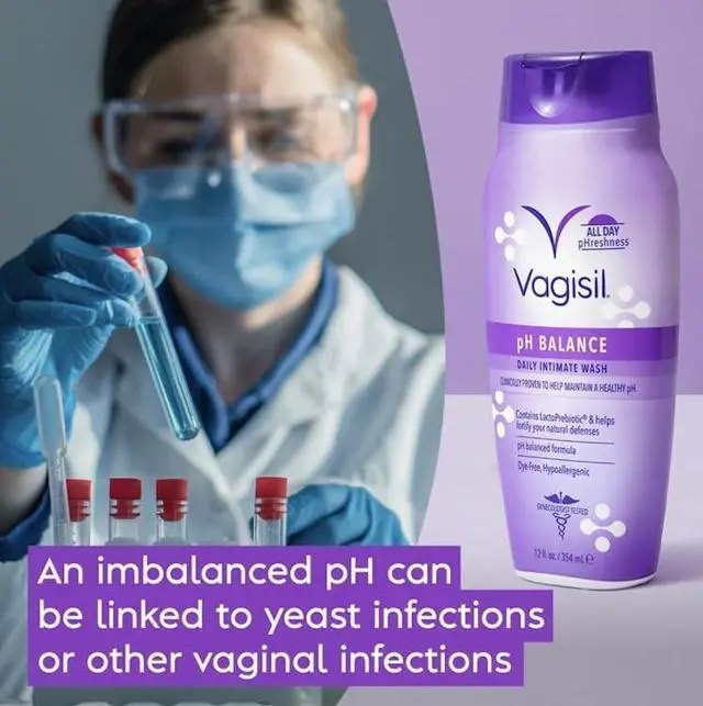 Alt view image 4 of 5 - Vagisil Feminine Wash for Intimate Area Hygiene, pH Balance, Gynecologist Tested, Hypoallergenic, 12 fl oz,