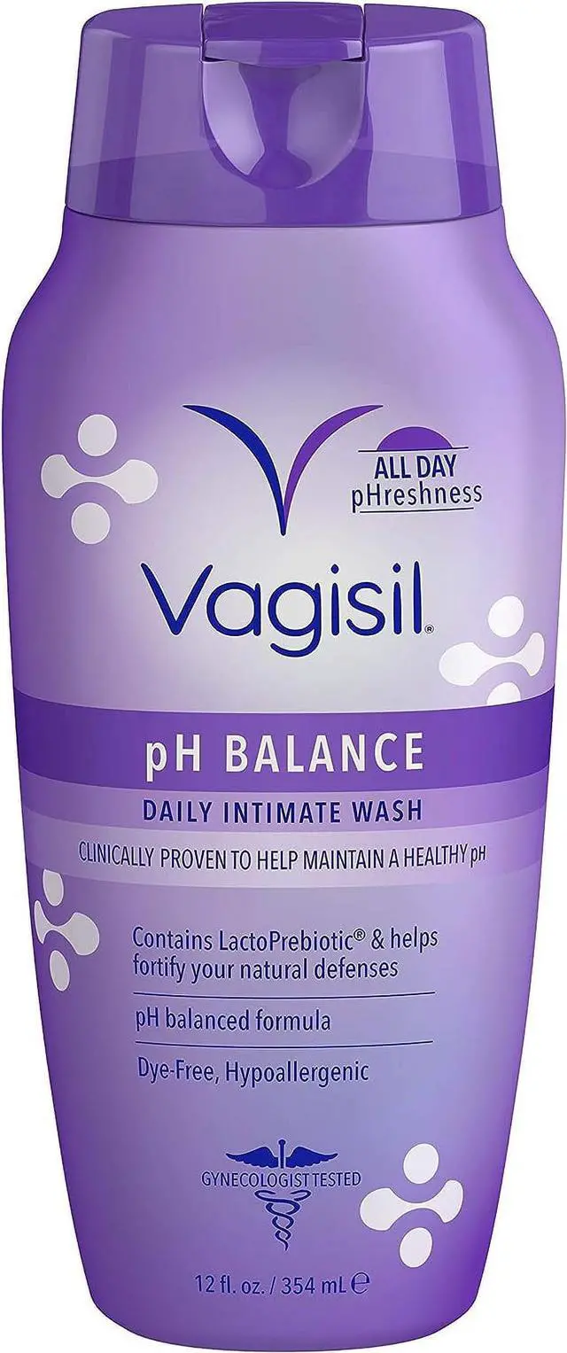 Main image of Vagisil Feminine Wash for Intimate Area Hygiene, pH Balance, Gynecologist Tested, Hypoallergenic, 12 fl oz,