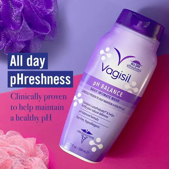 Alt view image 3 of 5 - Vagisil Feminine Wash for Intimate Area Hygiene, pH Balance, Gynecologist Tested, Hypoallergenic, 12 fl oz,