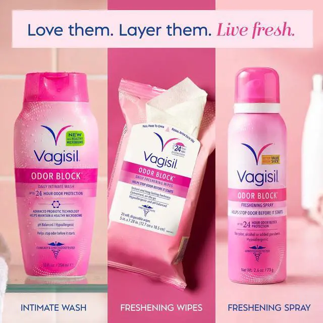 Alt view image 5 of 6 - Vagisil Feminine Wash for Intimate Area Hygiene, Odor Block, Gynecologist Tested, Hypoallergenic, 12 fl oz,