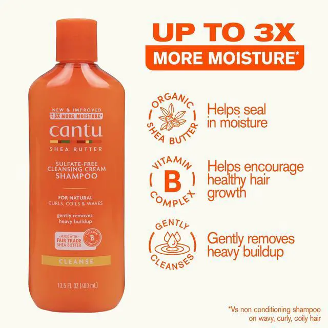 Alt view image 6 of 6 - Cantu Sulfate-Free Cleansing Cream Shampoo 13.5 fl oz