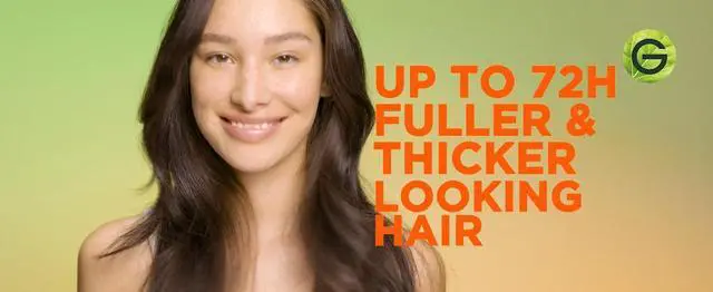 Alt view image 6 of 6 - Garnier Fructis Grow Strong Thickening Shampoo with Biotin, All Hair Types, 12.5 fl oz