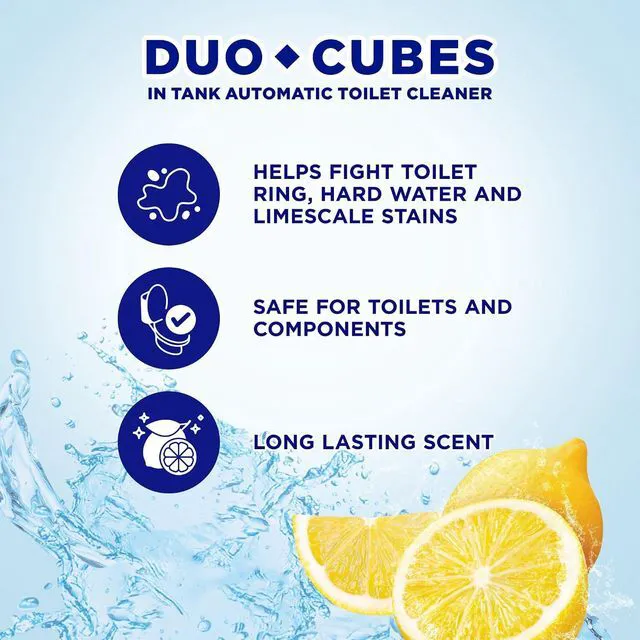 Alt view image 5 of 6 - Soft Scrub In-Tank Toilet Cleaner Duo-Cubes, Lemon Fresh, Yellow, 4 Ct