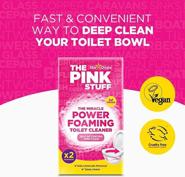 Alt view image 4 of 7 - Stardrops The Pink Stuff Miracle Foaming Toilet Powder, 7 Oz
