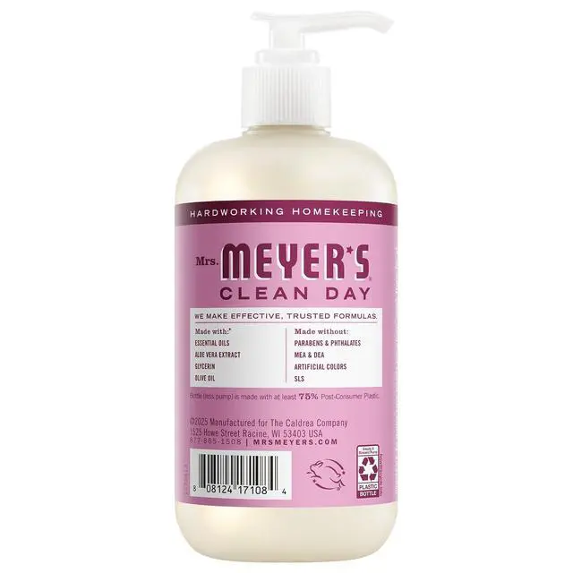 Alt view image 4 of 6 - MRS. MEYER'S CLEAN DAY Hand Soap, Peony Scent, 12.5 Fl Oz Bottle