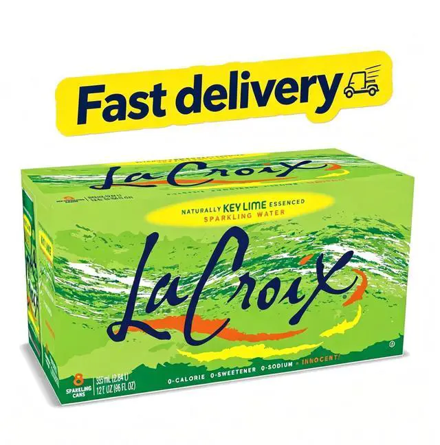 Main image of La Croix Sparkling Water, Key Lime, 12 Fl Oz (pack of 8)
