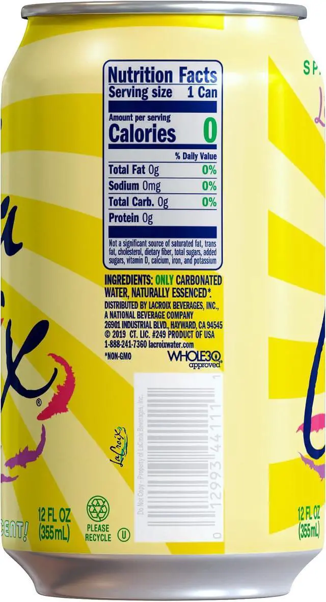 Alt view image 4 of 6 - La Croix Sparkling Water, LimonCello, 12 Fl Oz (pack of 8)
