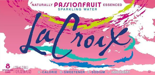 Alt view image 6 of 6 - La Croix Sparkling Water, Passionfruit, 12 Fl Oz (pack of 8)