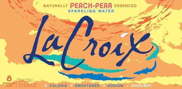 Alt view image 4 of 7 - La Croix, Water Sparkling Peach Pear, 8 Pack, 12 Fl Oz
