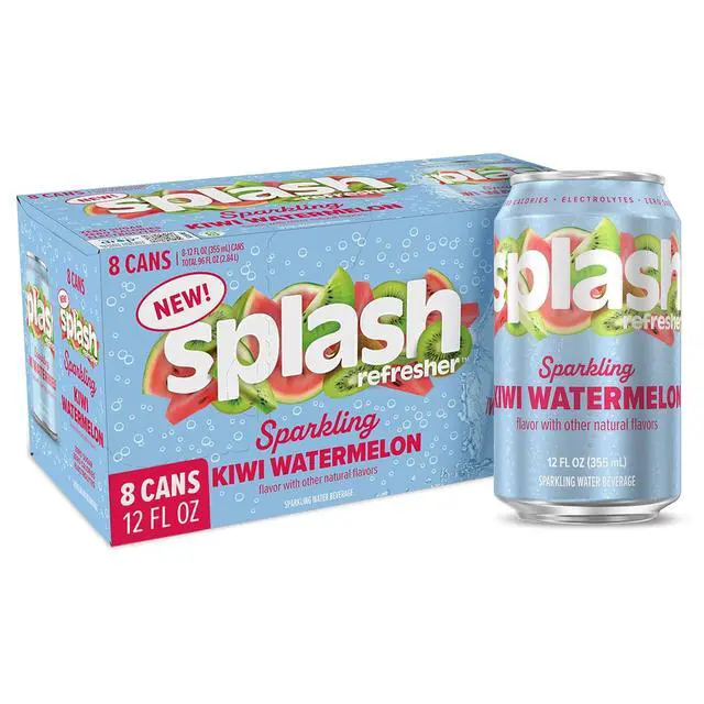 Alt view image 2 of 7 - SPLASH REFRESHER Flavored Sparkling Water in Cans - 12 Fl Oz, 8 Pack