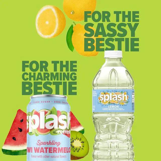 Alt view image 3 of 6 - SPLASH REFRESHER Flavored Water Bottles, Lemon - 6 Pack