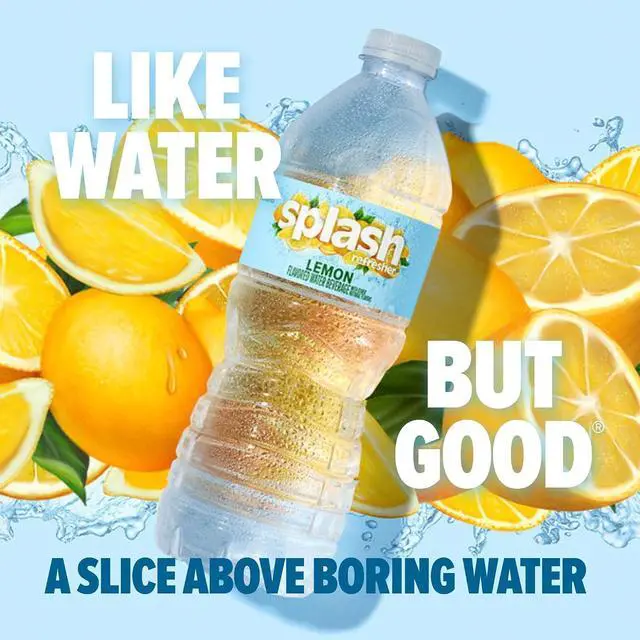 Alt view image 2 of 6 - SPLASH REFRESHER Flavored Water Bottles, Lemon - 6 Pack