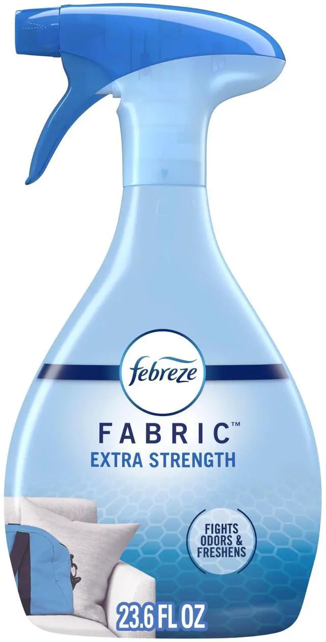 Main image of Febreze Fabric Spray Air Freshener, Odor-Fighting Fabric Refresher, Sneaker Balls Alternative, Couch Cleaner, Linen Spray, Multi-Use, Extra Strength Scent, 23.6 fl oz