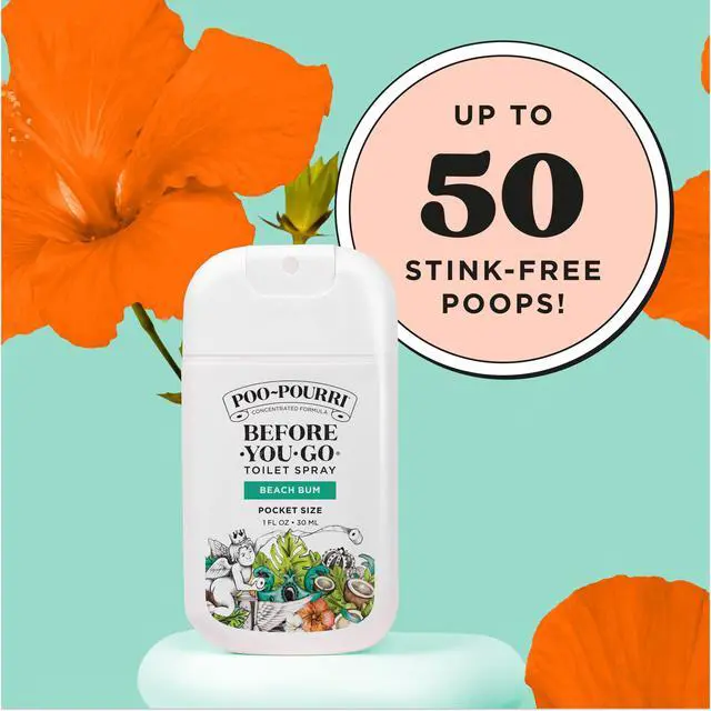 Alt view image 5 of 7 - Poo-Pourri Before-You-Go Pocket Toilet Spray, Beach Bum, 1 Fl Oz