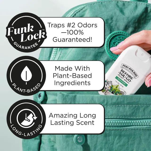 Alt view image 4 of 7 - Poo-Pourri Before-You-Go Pocket Toilet Spray, Beach Bum, 1 Fl Oz