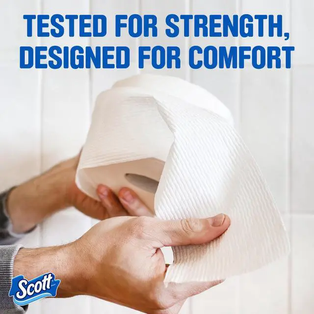 Alt view image 4 of 6 - Scott Comfort Plus Toilet Paper, 12 Triple Rolls