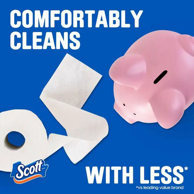 Alt view image 6 of 6 - Scott ComfortPlus Toilet Paper, 12 Mega Rolls