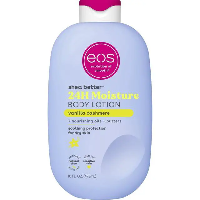 Alt view image 3 of 6 - eos Shea Better 24H Moisture Body Lotion, Vanilla Cashmere, for Dry Skin, 16 fl oz